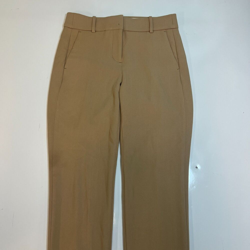 JCrew Womens Cameron Four Season Stretch Pant 2 Camel Cropped Business Casual - Picture 8 of 10